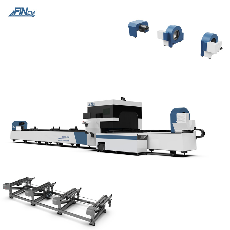 Fincm Industriale Sorgente Laser Max 6000W CW Taglio Smussato CNC ad Acqua Metallico Acciaio Tubo Fibra Laser Taglio Macchina