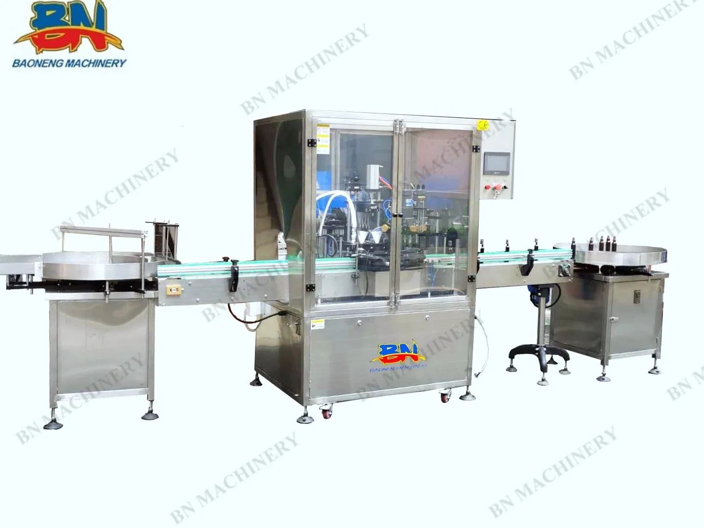 Automatic Hand Sanitizer Liquid Gel Filling Capping Machine for Pump Spray Bottles
