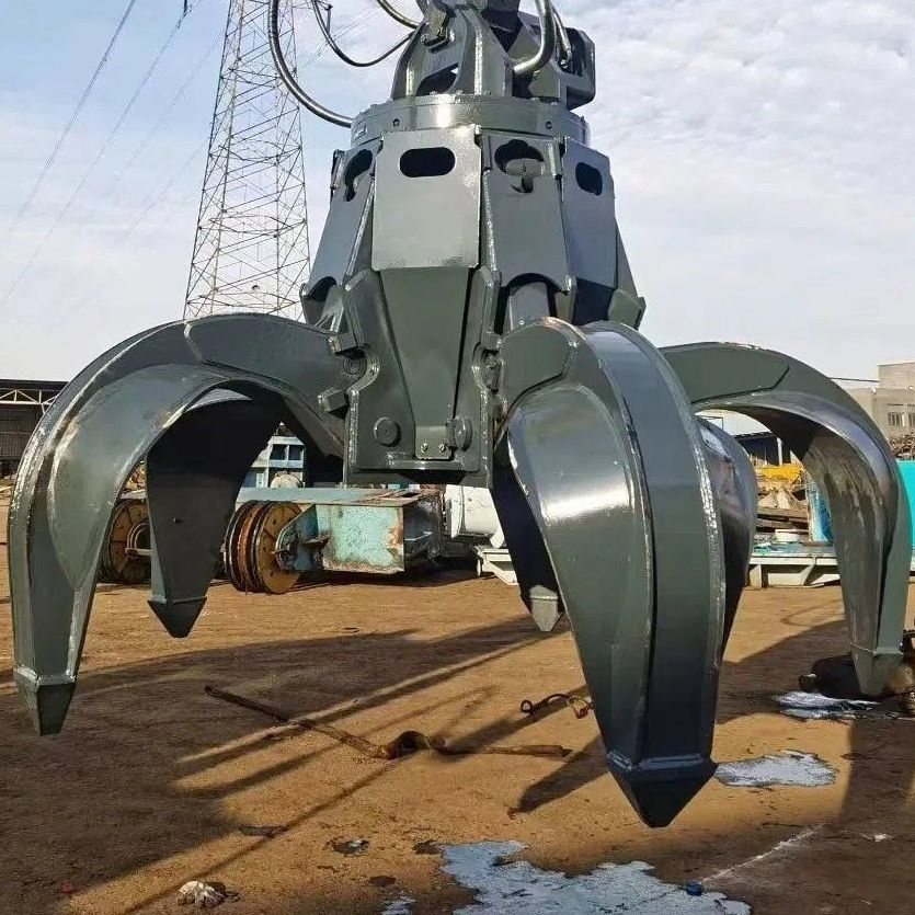 Hydraulic Grapple Excavator Grab Steel Scrap Hydraulic Grab Waste Material Grab