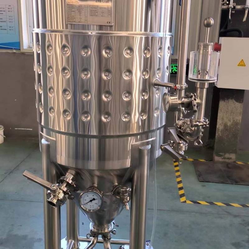 Zybrew Zybcraft 300L 600L 1000L Резервуар для ферментации пива под давлением из нержавеющей стали с рубашкой охлаждения с точечным профилем конический ферментер