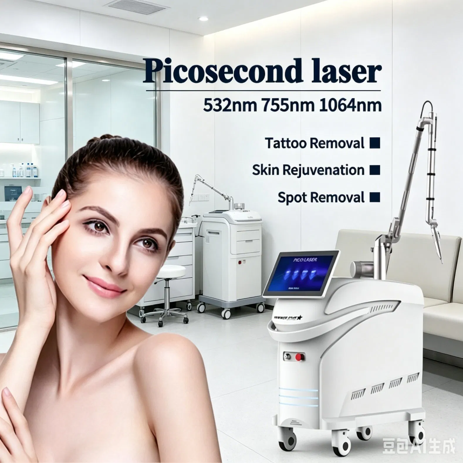 Picosecond Laser Tattoo Removal Skin Rejuvenation Device