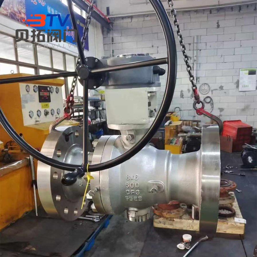 Industrial Flange Trunnion Ball Valve