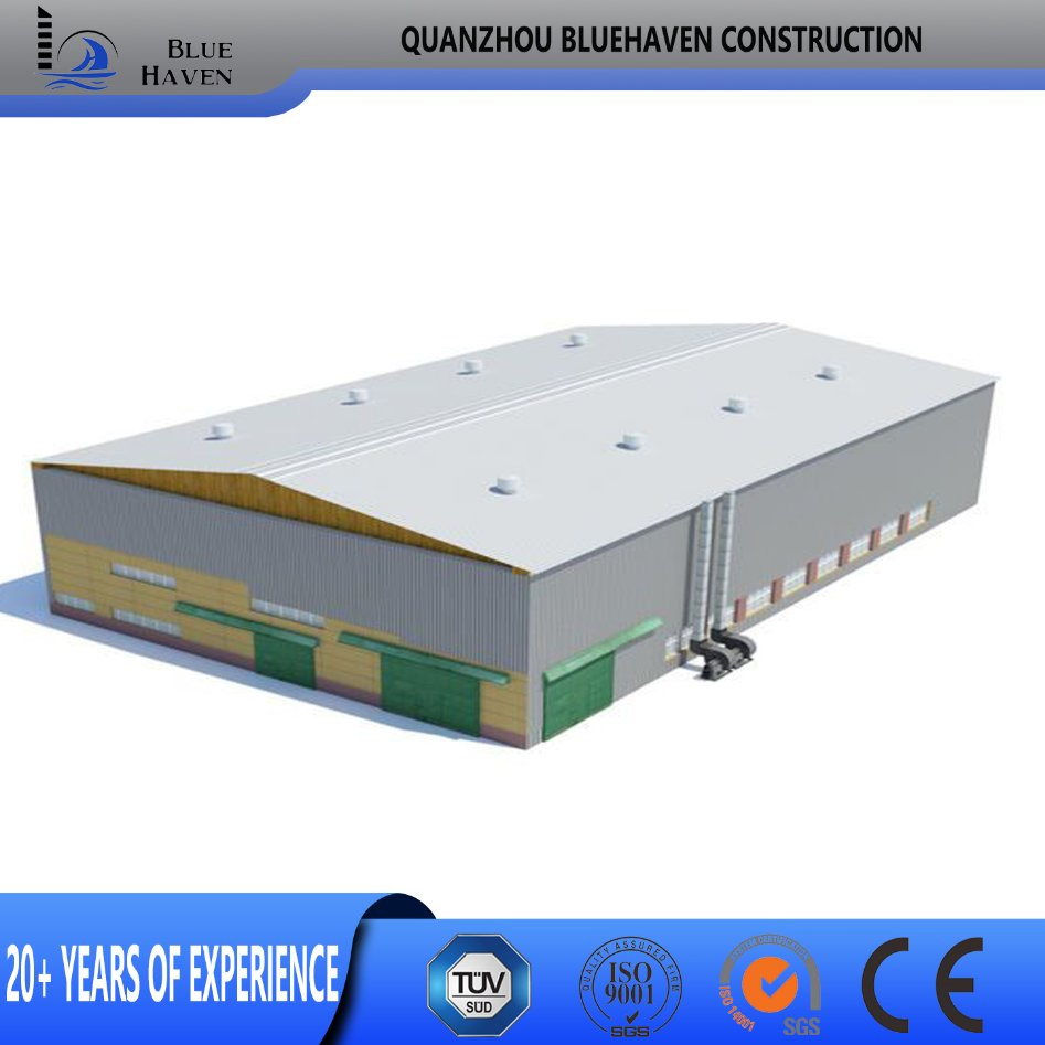 Prefabricated Popular Light Weight Steel Metal Structure Workshop