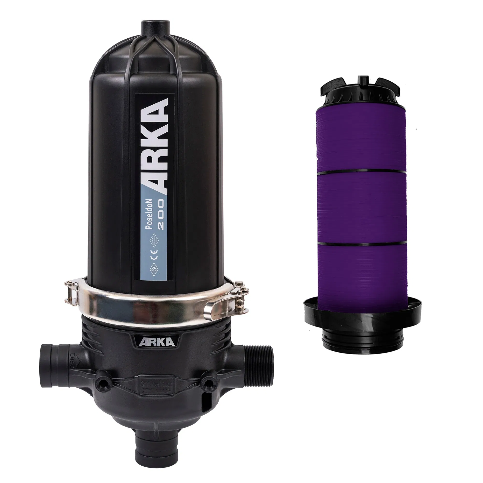 Arka Small Manual Disc Filter for Garden Drip Irrigation Systems