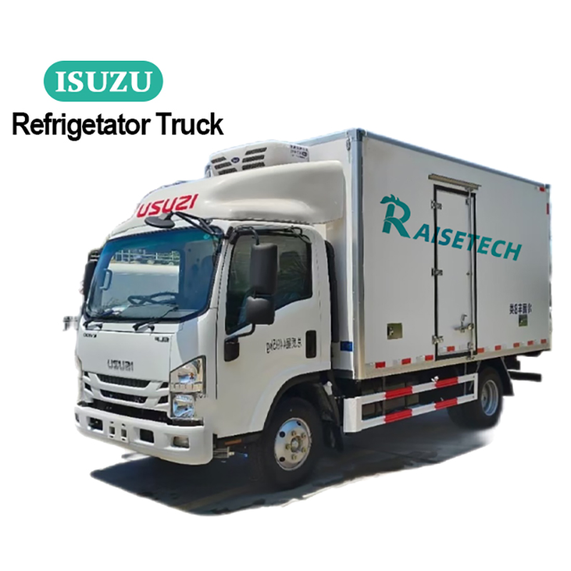 Reinforced Frame Poultry Farm Refrigerator Truck 12 Ton