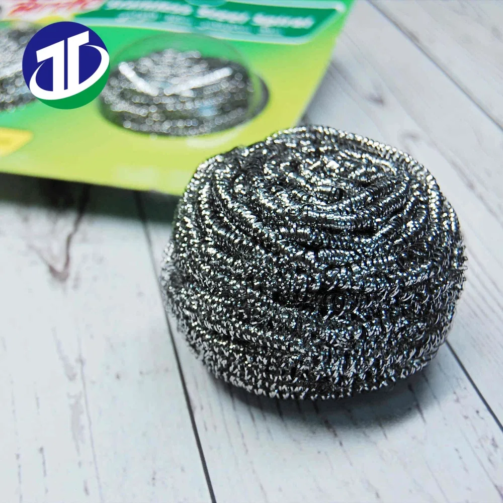 Stainless Steel Scourer with Kitchen Cleaning Sponge Produced by Scourer Making Machine