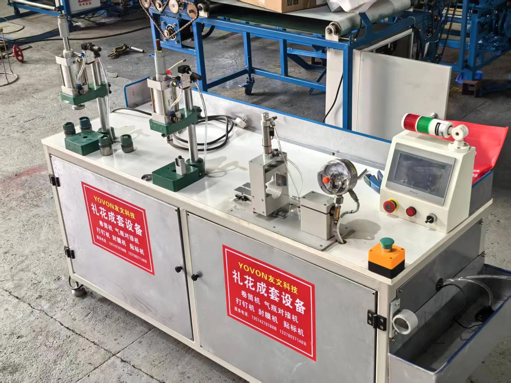 Confetti Party Popper Cylinder Gas Filling Machine
