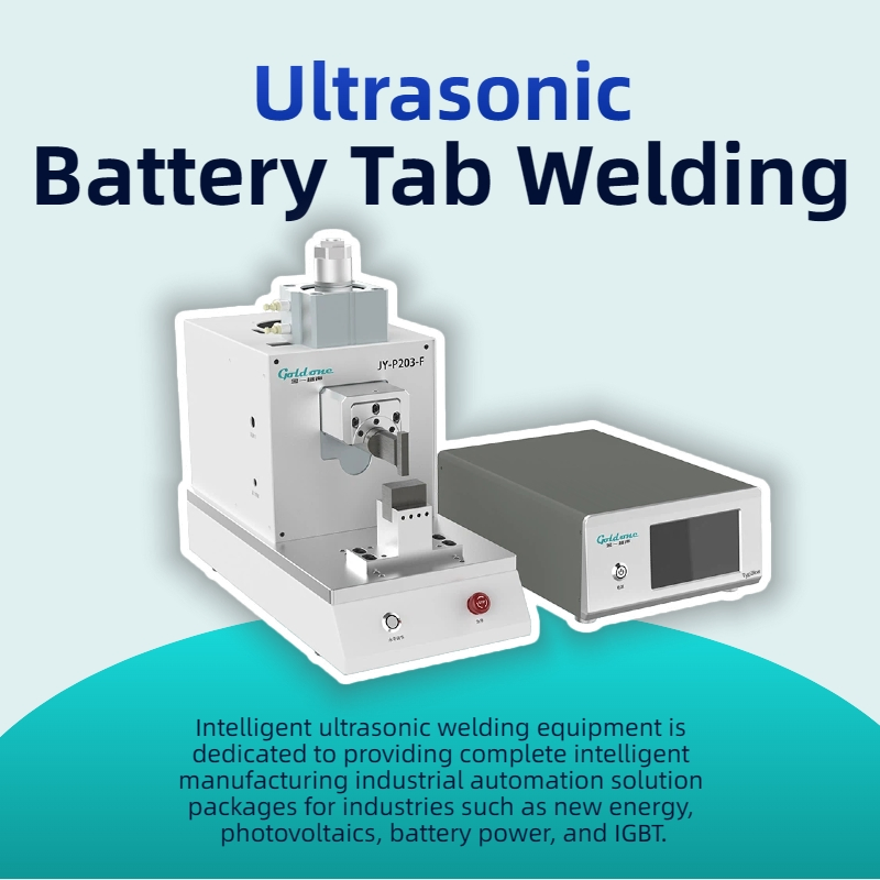 Saldatrice automatica a ultrasuoni per grandi superfici per linguette di batterie di allarmi antincendio con registrazione dati
