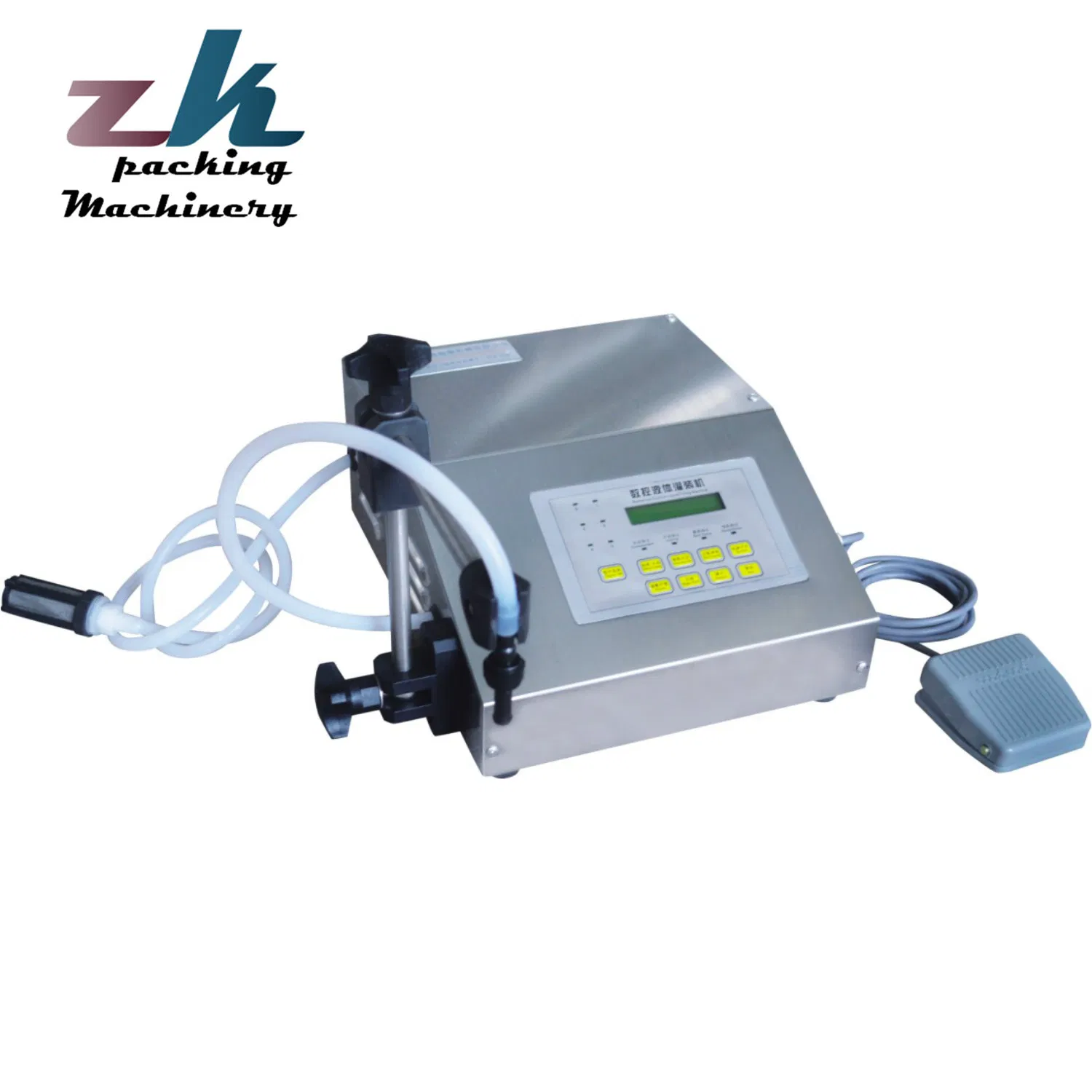 Single Double Nozzle Magnetic Pump Liquid Filling Machine