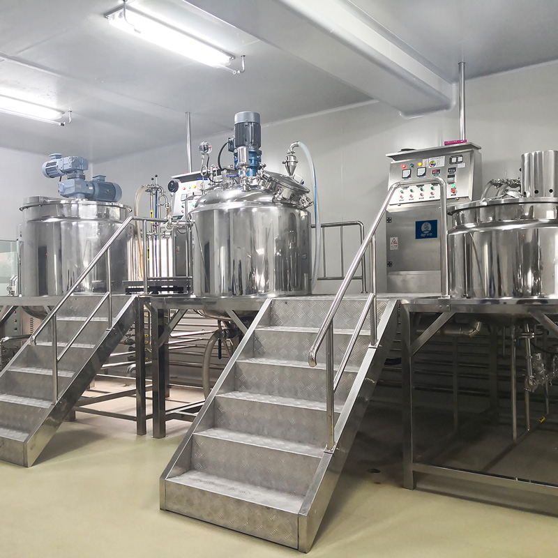 Stainless Steel Vacuum Emulsifying Reactor Mixer with Homogenizer