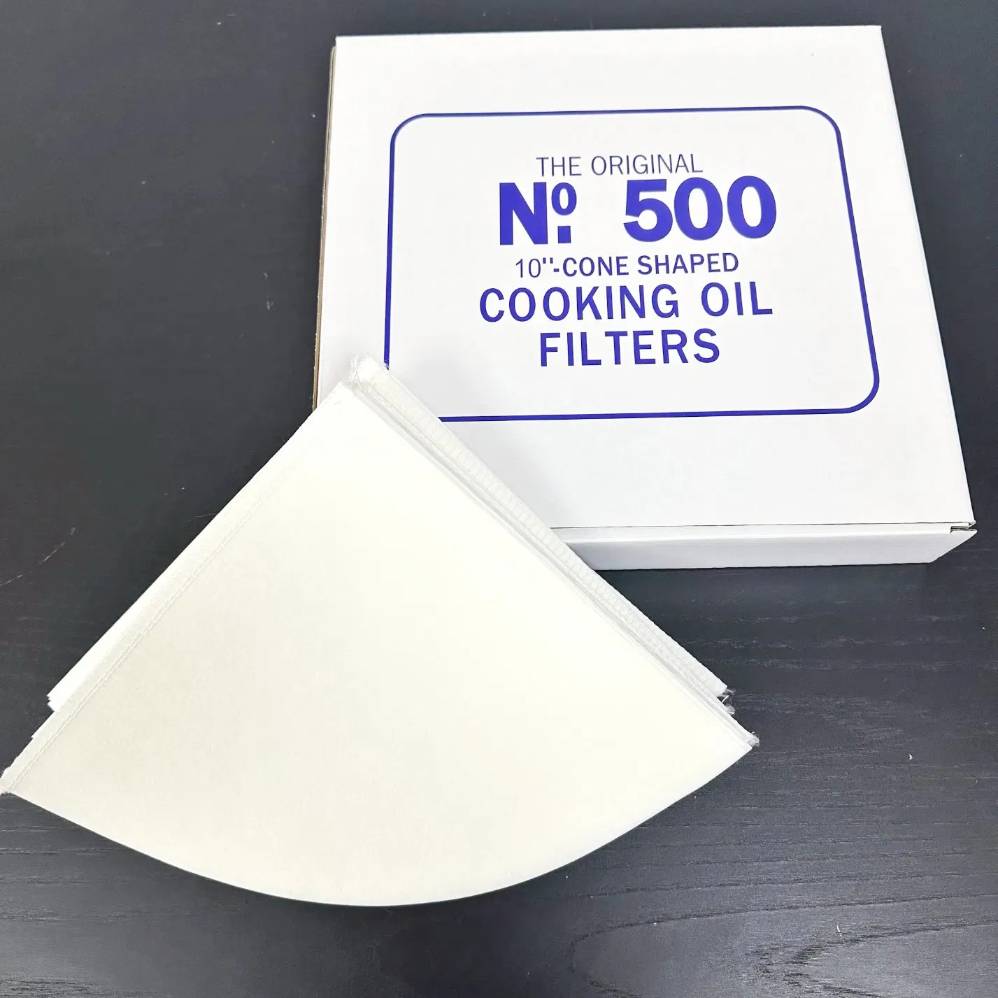 Papel filtrante de aceite no tejido comercial de alta temperatura para filtro de freidora a presión