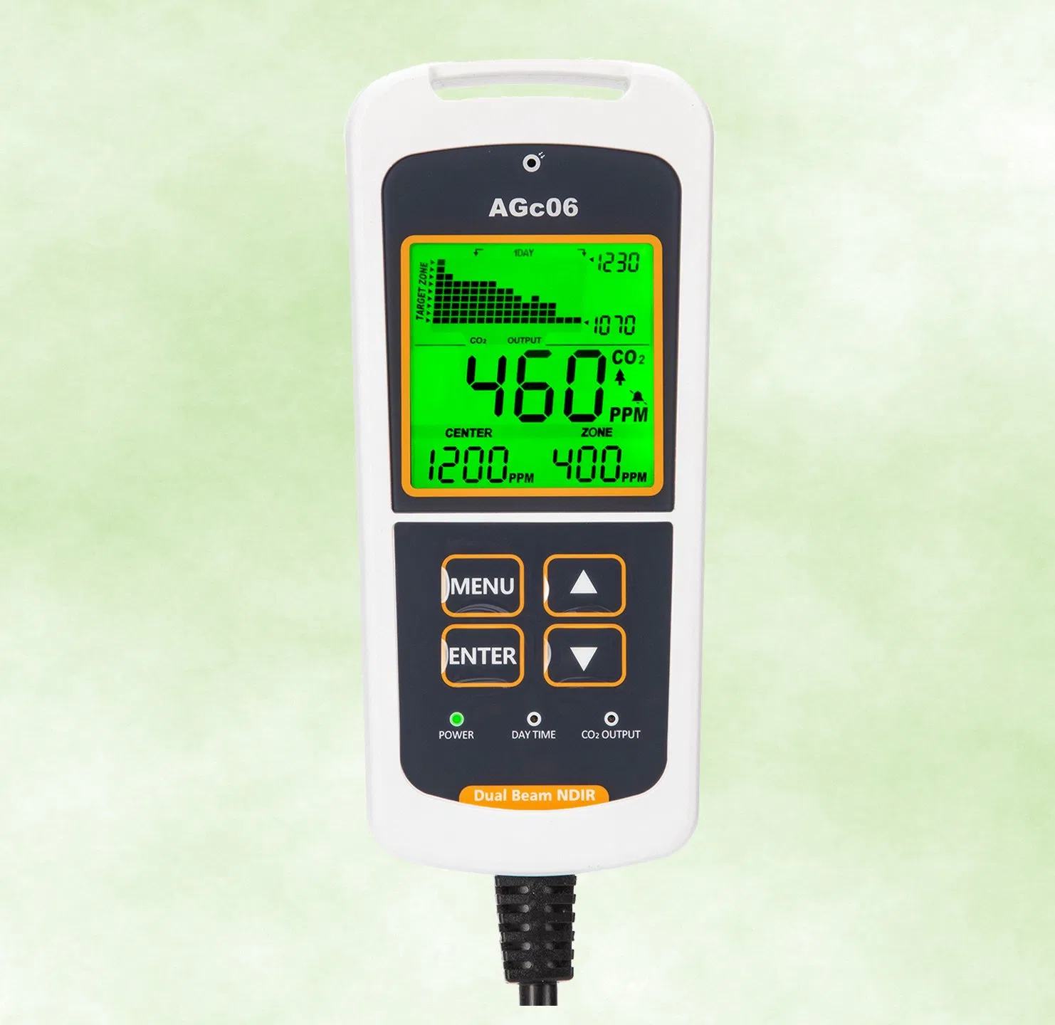 CO2 Controller with Data Chart for Hospitals, School, Farm, Home, Greenhouse