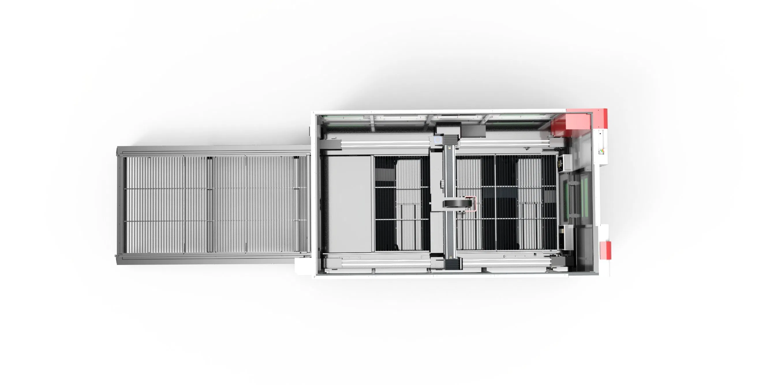 High Speed Fully Enclosed Fiber Laser Cutting Machine 1500W to 6000W