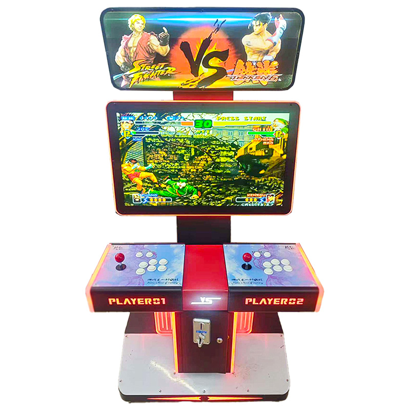Máquina de arcade de lucha vertical operada con monedas Tekken