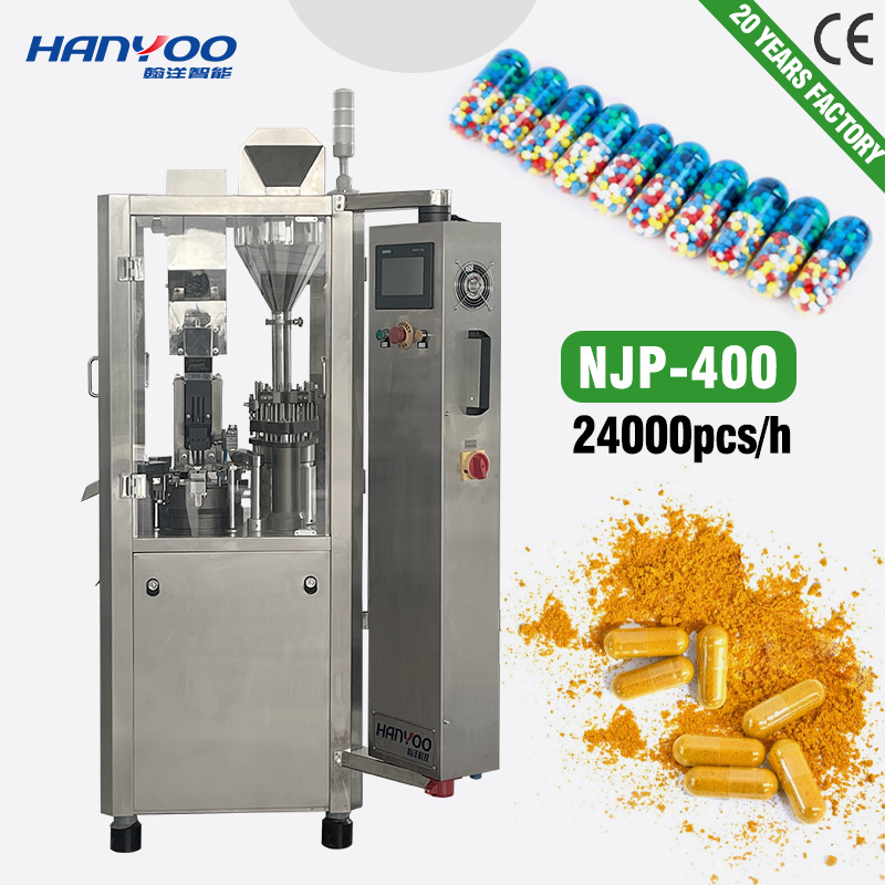 NJP-400 Capsule Filler Capsule Maker Encapsulation Machine Size 00 Small Mini Automatic Capsule Filling Machine for Pharma Health Product