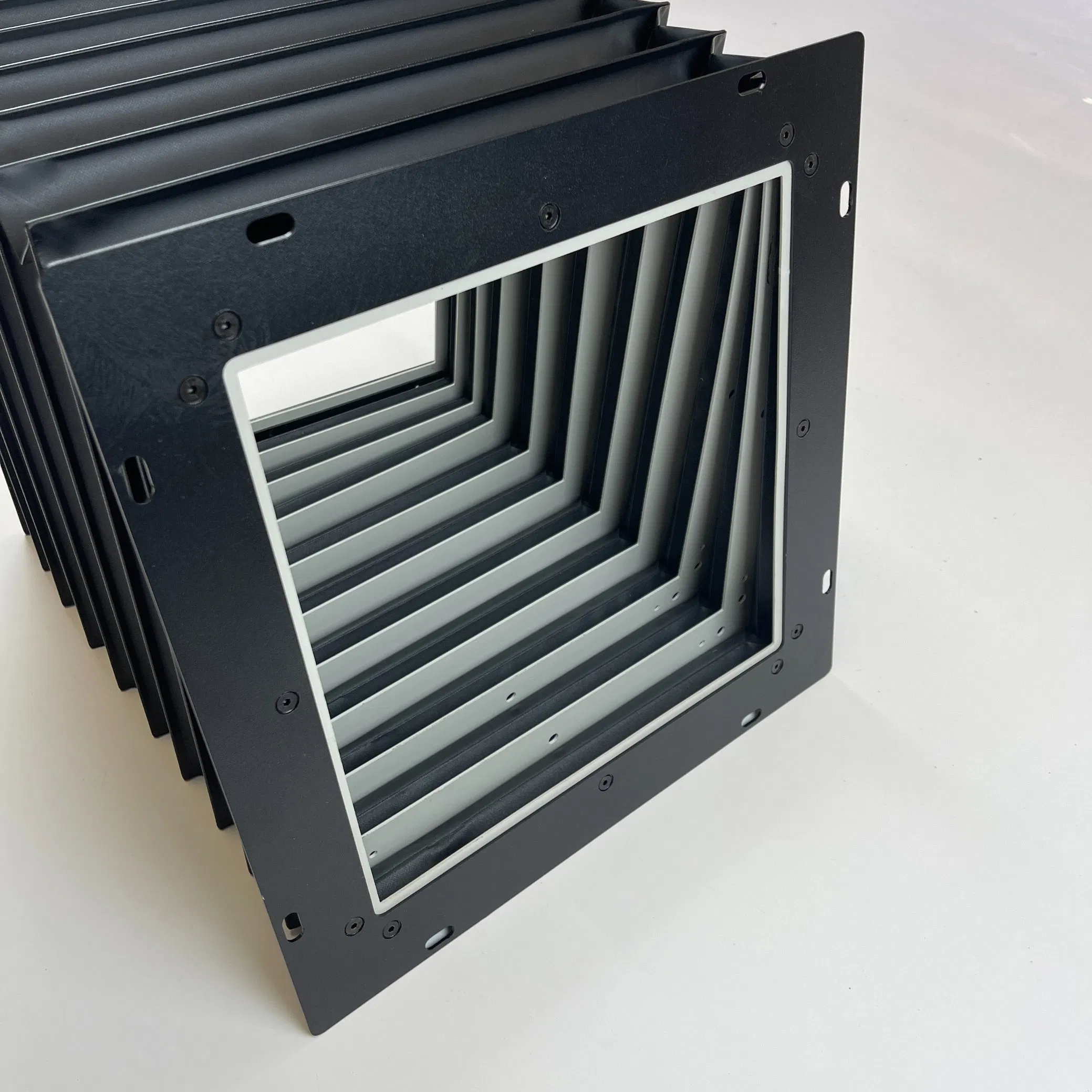 Manufacturers Custom Square Organ PVC Protective Cover CNC Machine Guide Bellows Cover