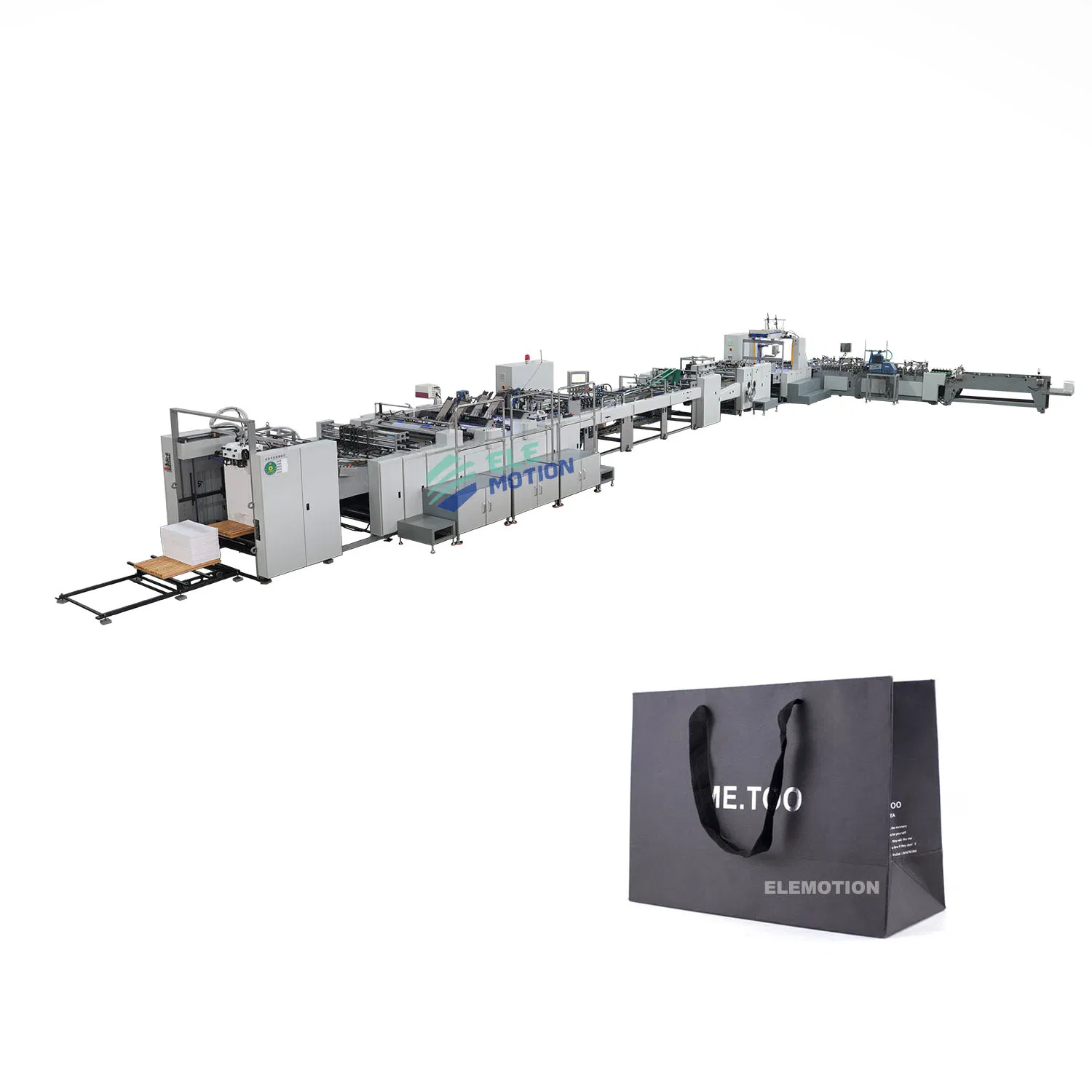 Sheet Fed Paper Carrier Bag Making Machine H45T