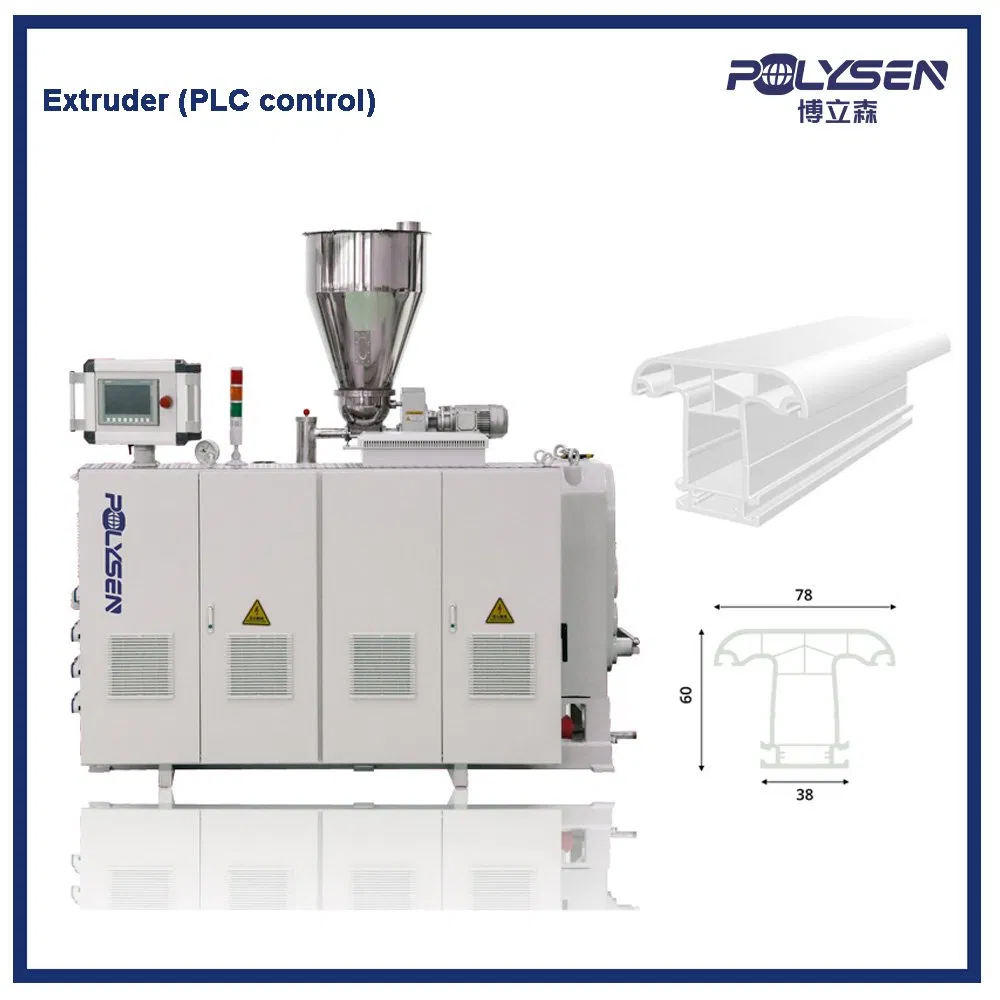 Making PVC Windows and Profile Extruder Machine Extrusion Line for Sale