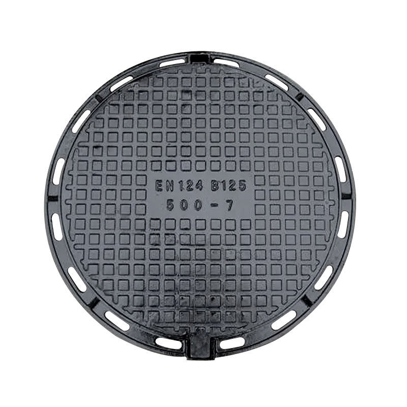 EN124 B125 Standard Cast Steel Ductile Iron Durable Manhole Covers