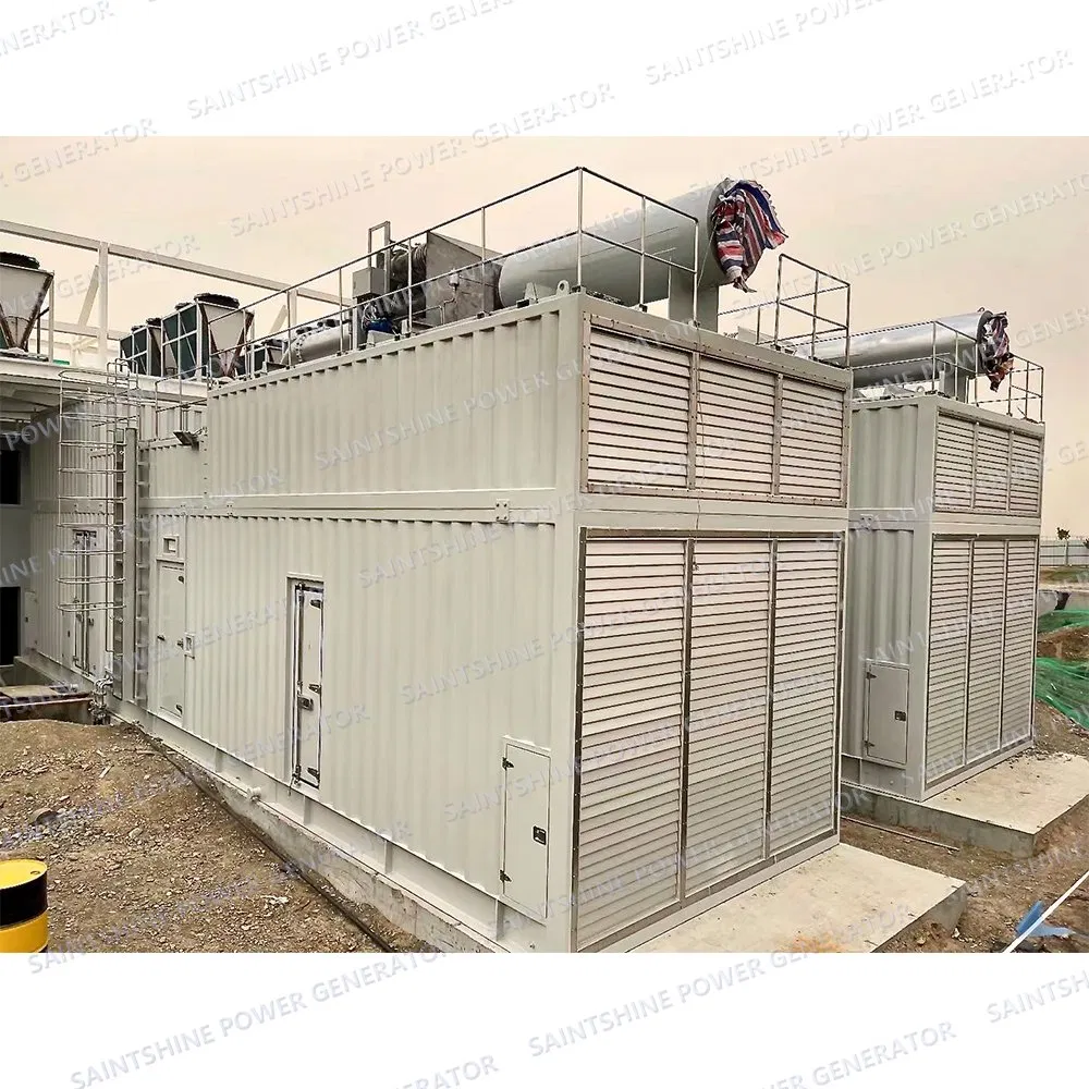 Saintshine 600kw 750kVA 800kw 1000kVA Silent Container Diesel Power Supply Genset Generator Set