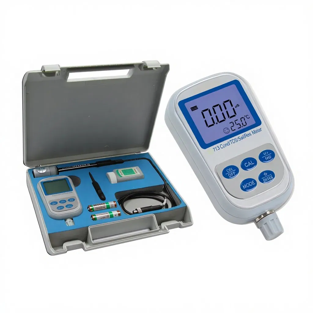 Medidor Digital de Precisión de Conductividad y Resistividad