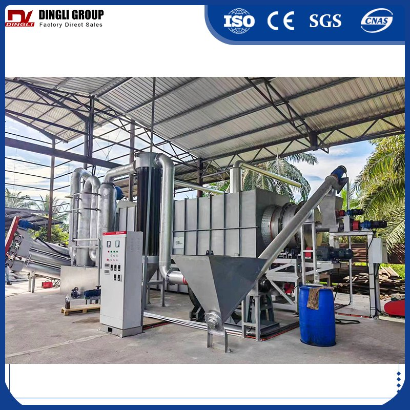 Biomass Straw Charcoal Machine Biomass Straw Pyrolysis Equipment Factory Direct Manufacturer