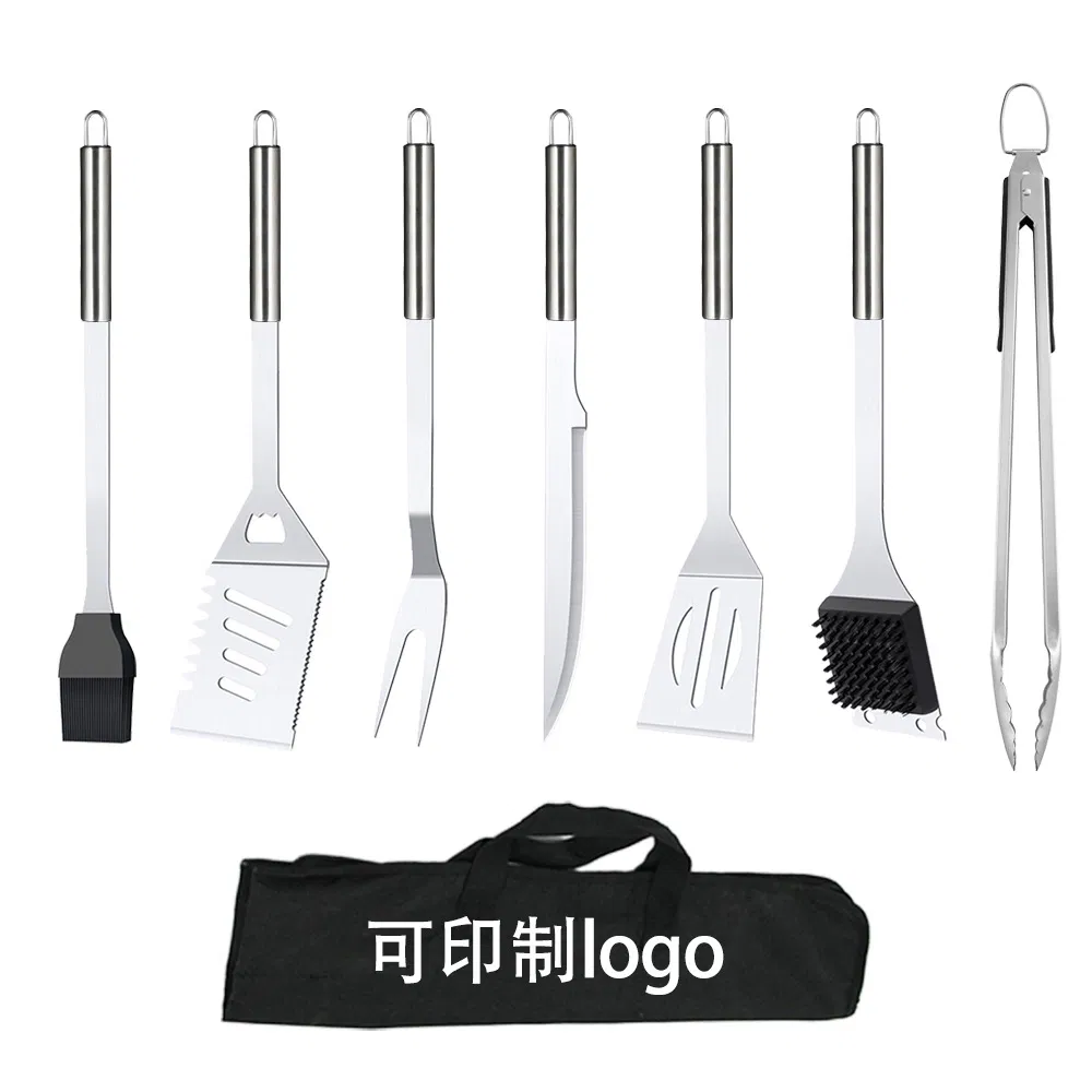 Kit de Utensilios de Cocina Acero Inoxidable Herramientas para Parrilla BBQ Kit de Herramientas para BBQ