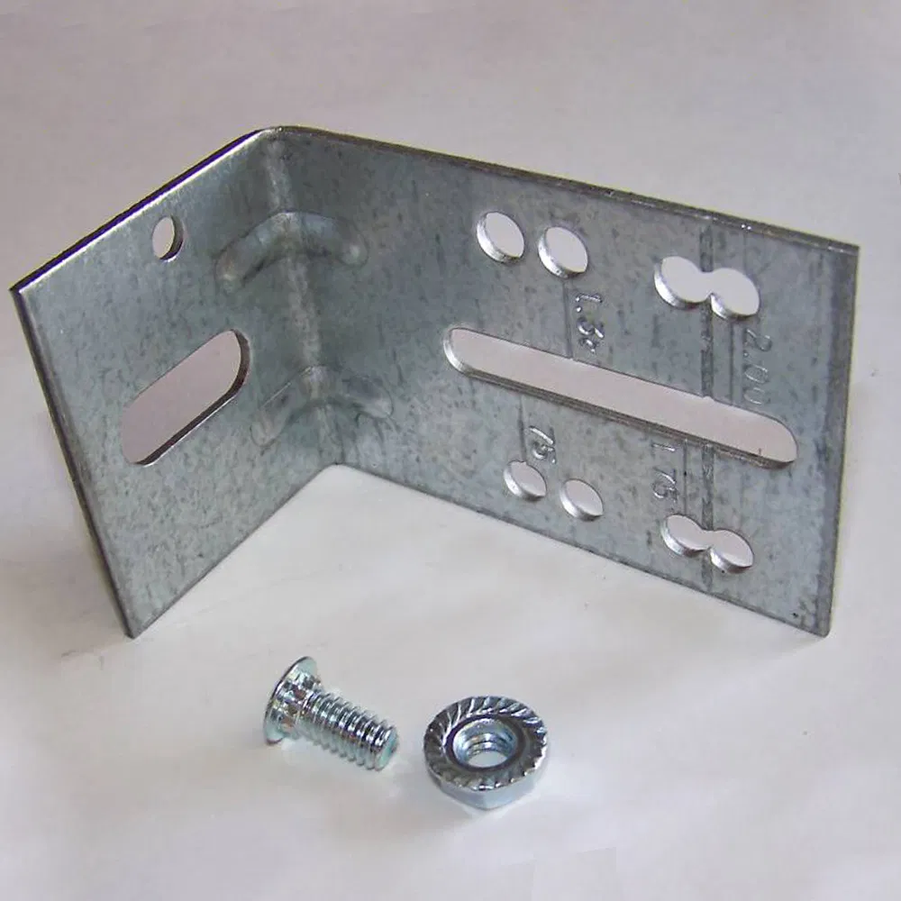 Custom Metal Garage Door Track Angle Mounting Brackets