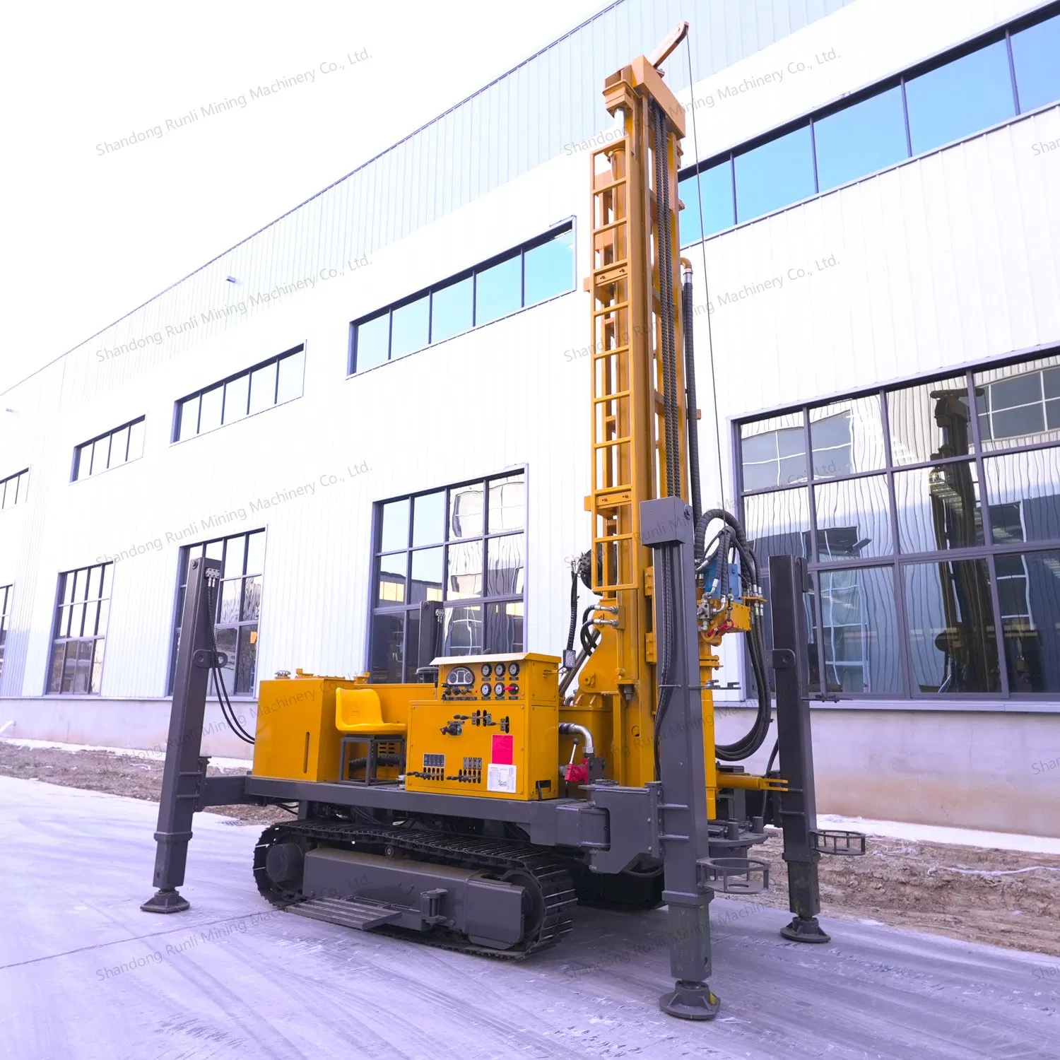 SL-400QS 400 Meter Portable Crawler Water Well Drilling Rig Machine