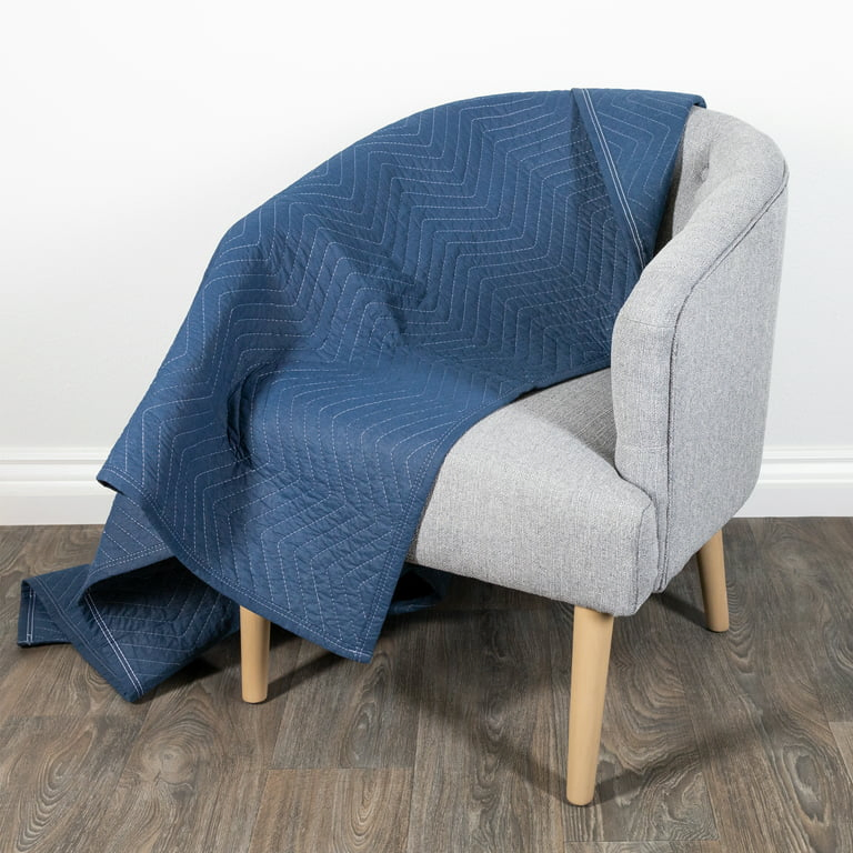 Ultimate Protection Nonwoven Furniture Moving Blanket in Blue