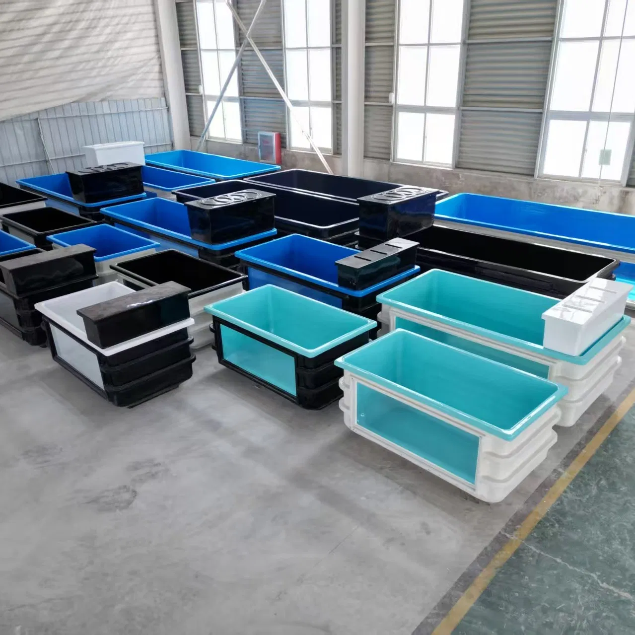 Custom Made Fiberglass Fish Tank with Acrylic Window