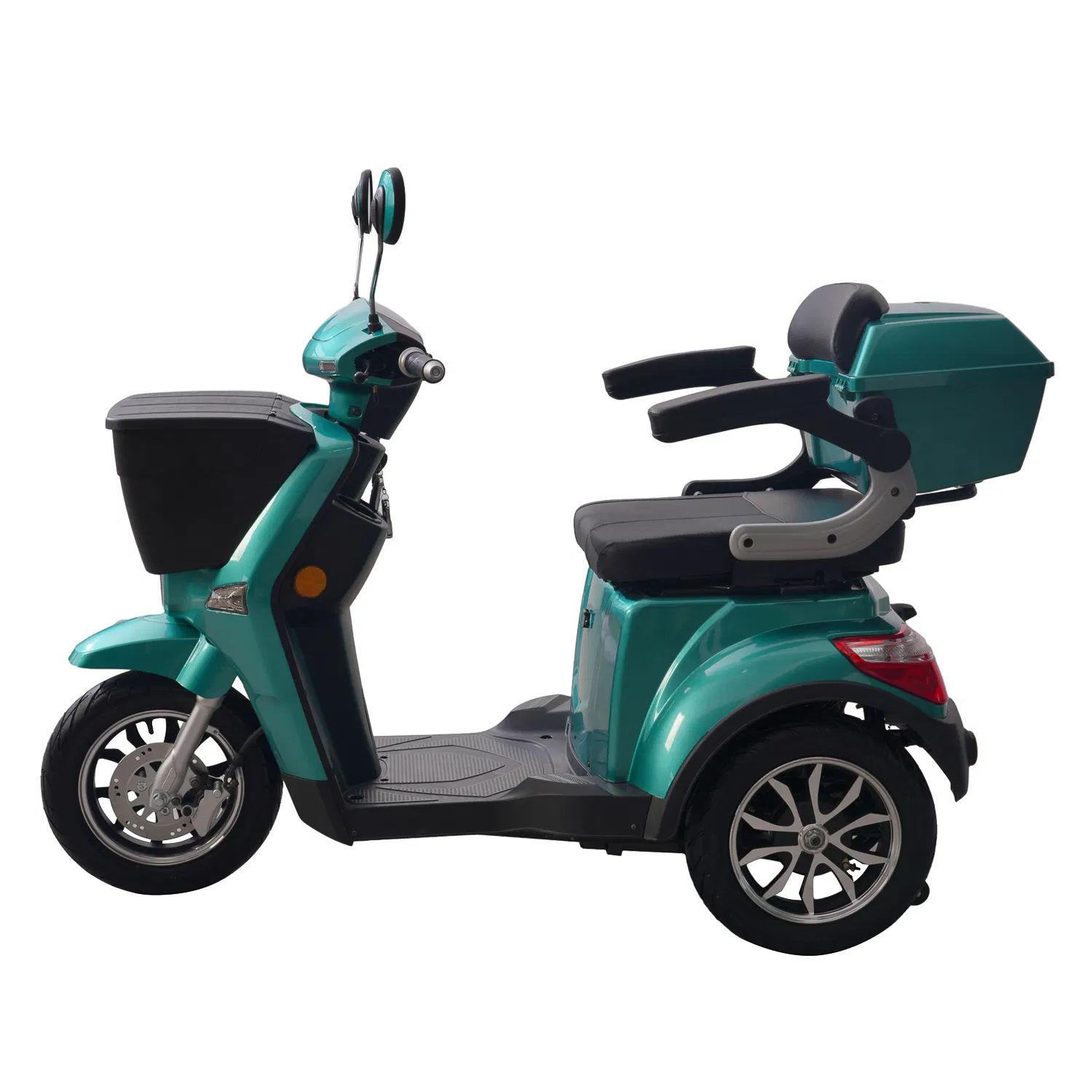 2 Scooter elettrico per disabili a 3 ruote con doppio sedile