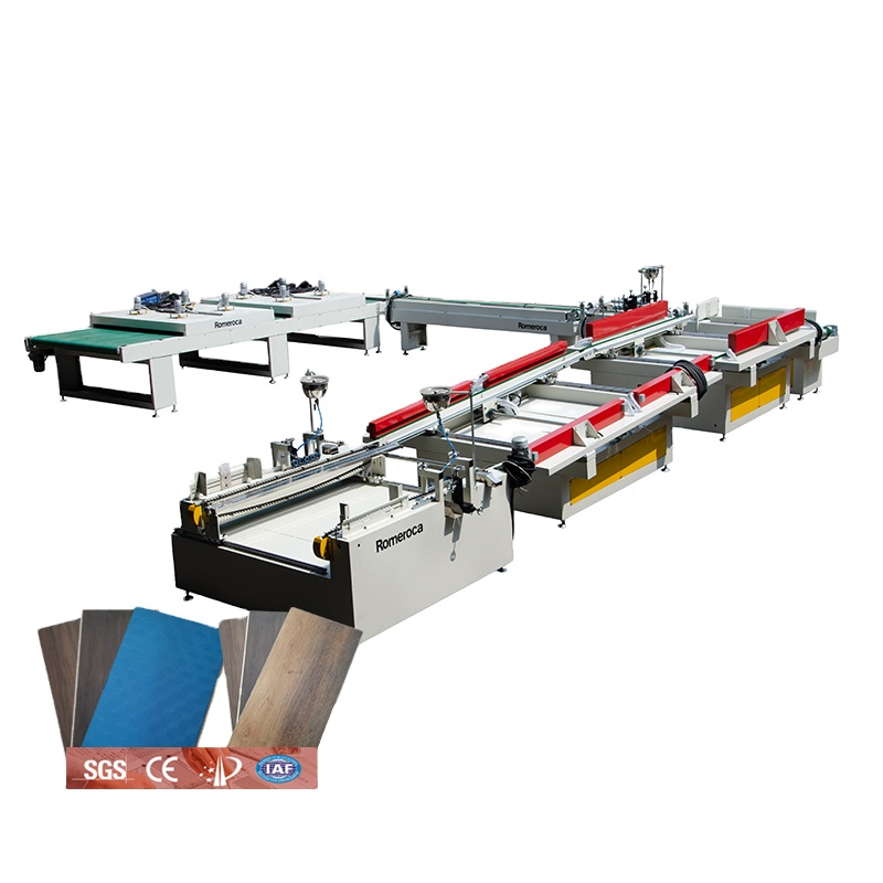 Automatic Wood Laminate Floor Sheet Spc Flooring Board V-Groove Painting Machine for Spc Vinyl Flooring Production Line