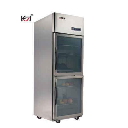 Commercial 2-Door Display Refrigerator 400L for Convenience Store