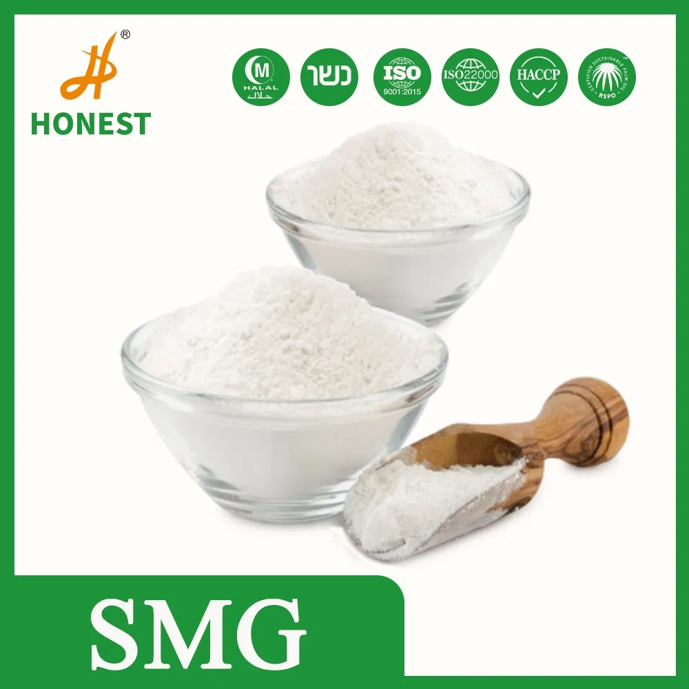 Ehrlicher Lebensmittelqualität Lebensmittelemulgator E472g CAS 8002-43-5 Succinyliertes Monoglycerid (SMG) für Getränke Brot Schlagsahne Lebensmittelzutat