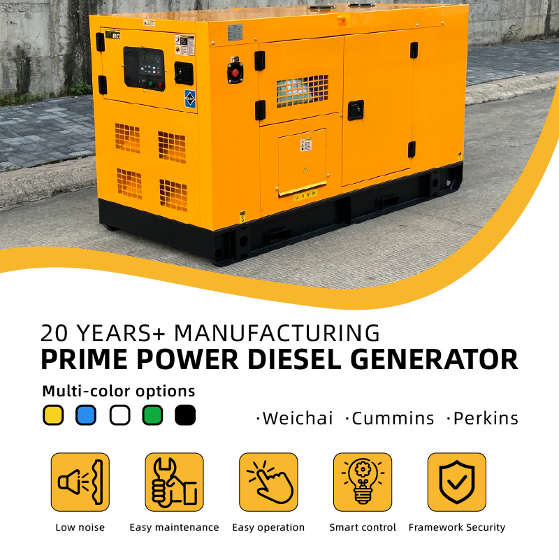 Eeda Power 20kVA 30kVA 50kVA Weichai Cummings Perkinss Silent Diesel Generator