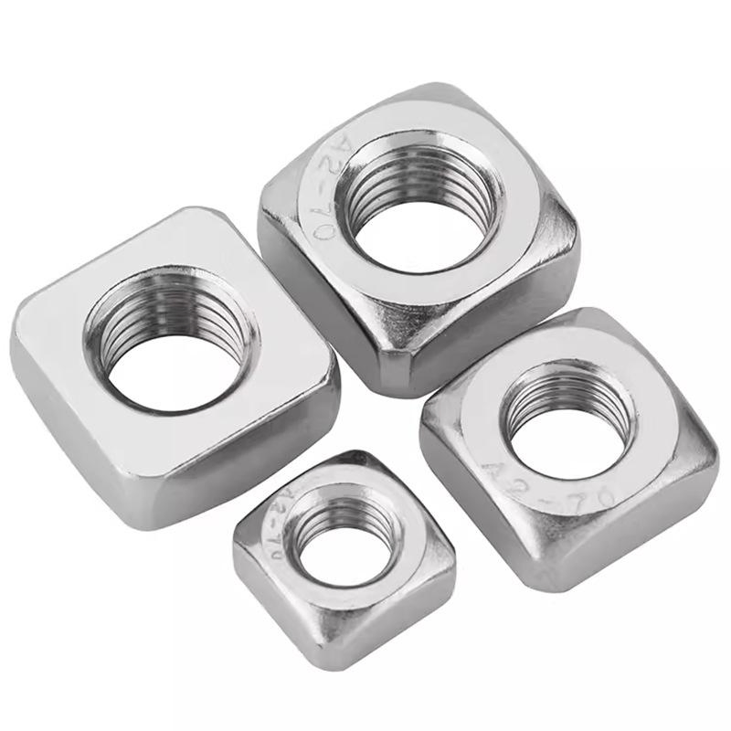 Factory Custom Stainless Steel Square Nut