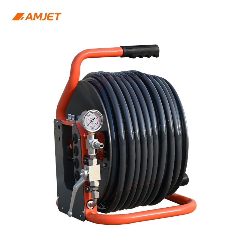 Amjet T2 Mini Hose Reel 50m 1/4 Sewer Jetter Reel