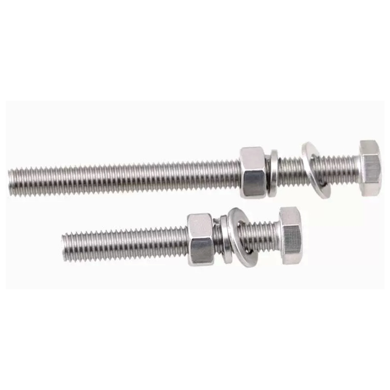 A2-70 SS 202 304 UNC UNF Metric Thread Stainless Steel Hex Bolt and Nuts