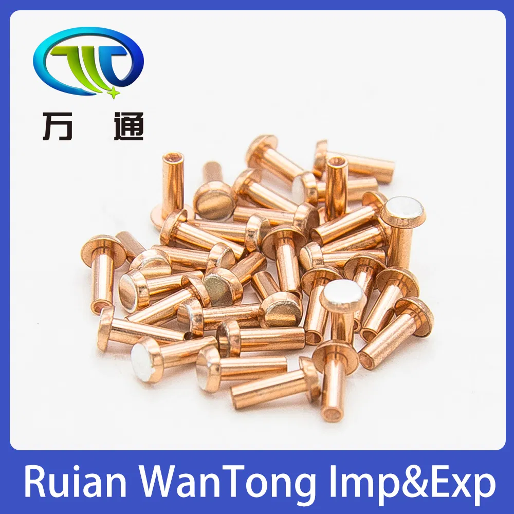 Electrical Contact Rivet Tubular Type Silver Contact