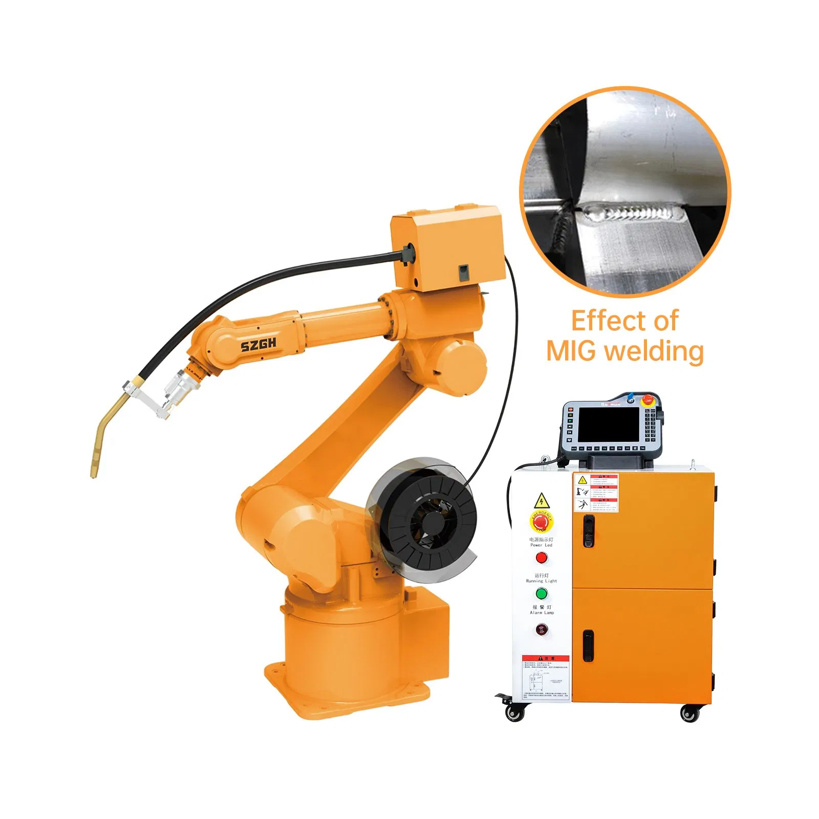 6 Axis Robot Laser Welding Machine 1850mm Reach 6kg Loading Wholesale Industrial Robot Manipulator Orbital Automatic Pipe Welding Machine /Robot Scara