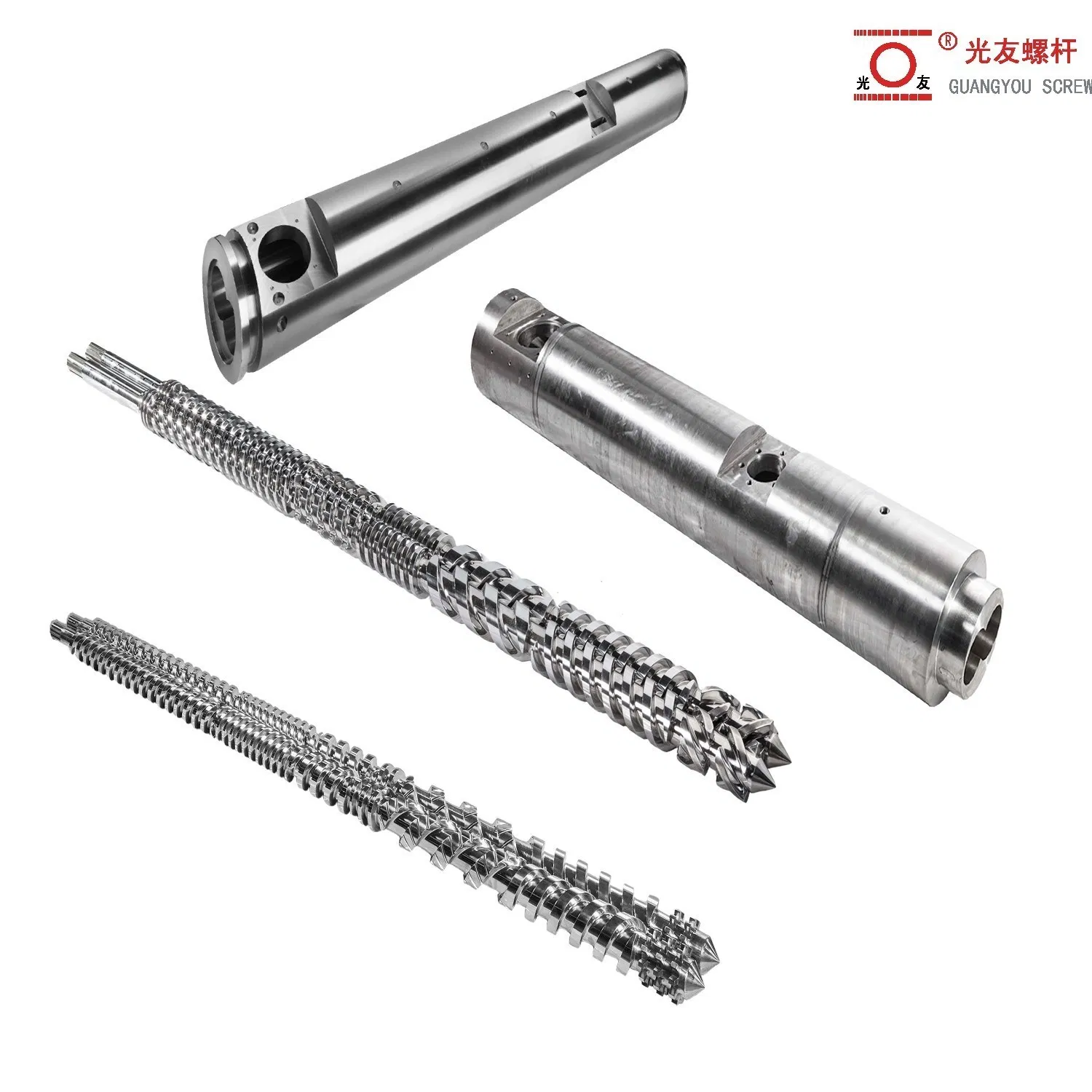 Kmd 90 OEM Bimetallic Extruder Parallel Twin Screw Barrel & Single Screw Barrel Cylinder
