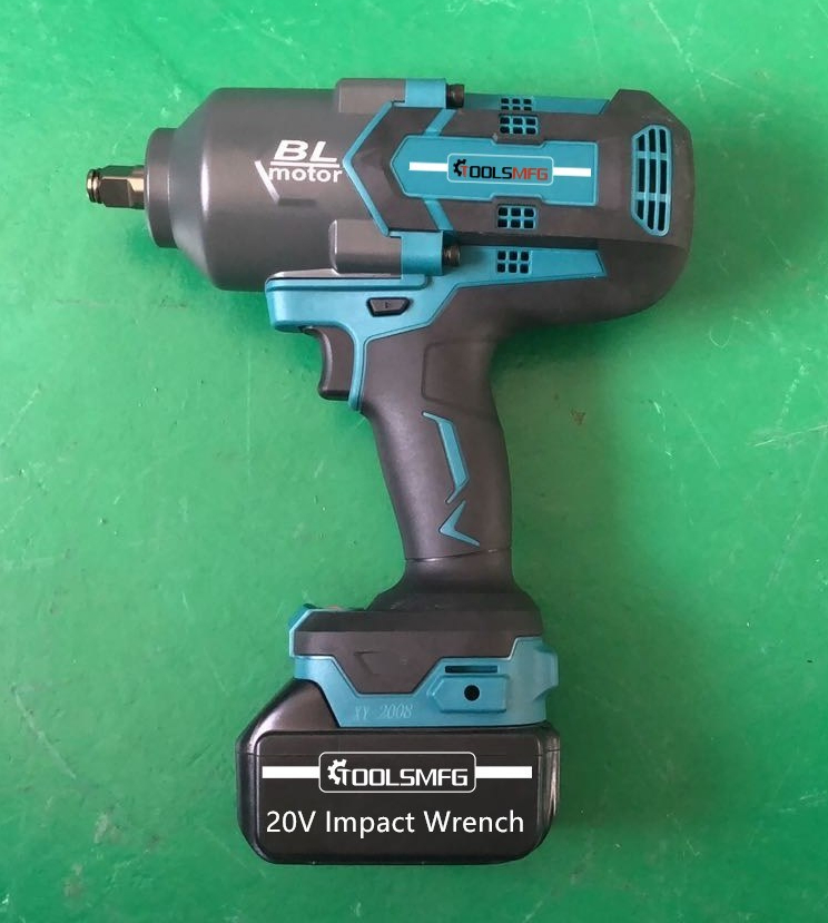 20V 1/2" High Torque Brushless Electric Impact Wrench 650/1000/1300 Nm M14-M30