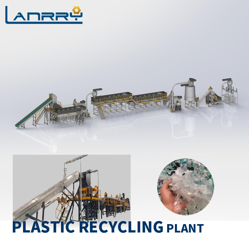 PE PP Plastic Film Woven Bag Cleaning Recycling Machine Washing Line
