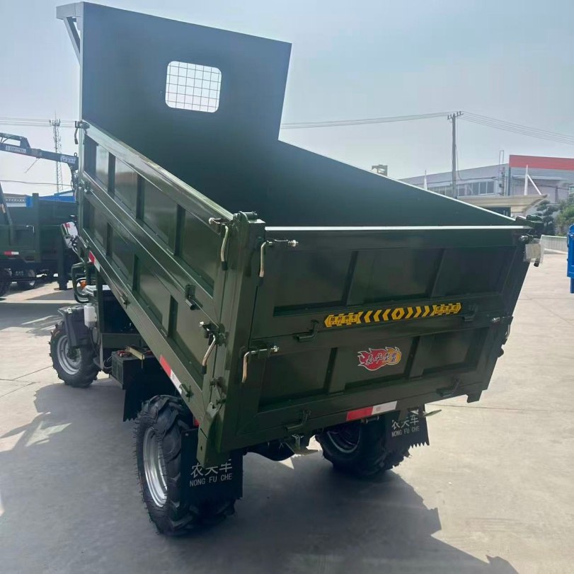 Agricultural Four Wheel Dumper Rural Farmer Transporter for Hillside Crop Delivery