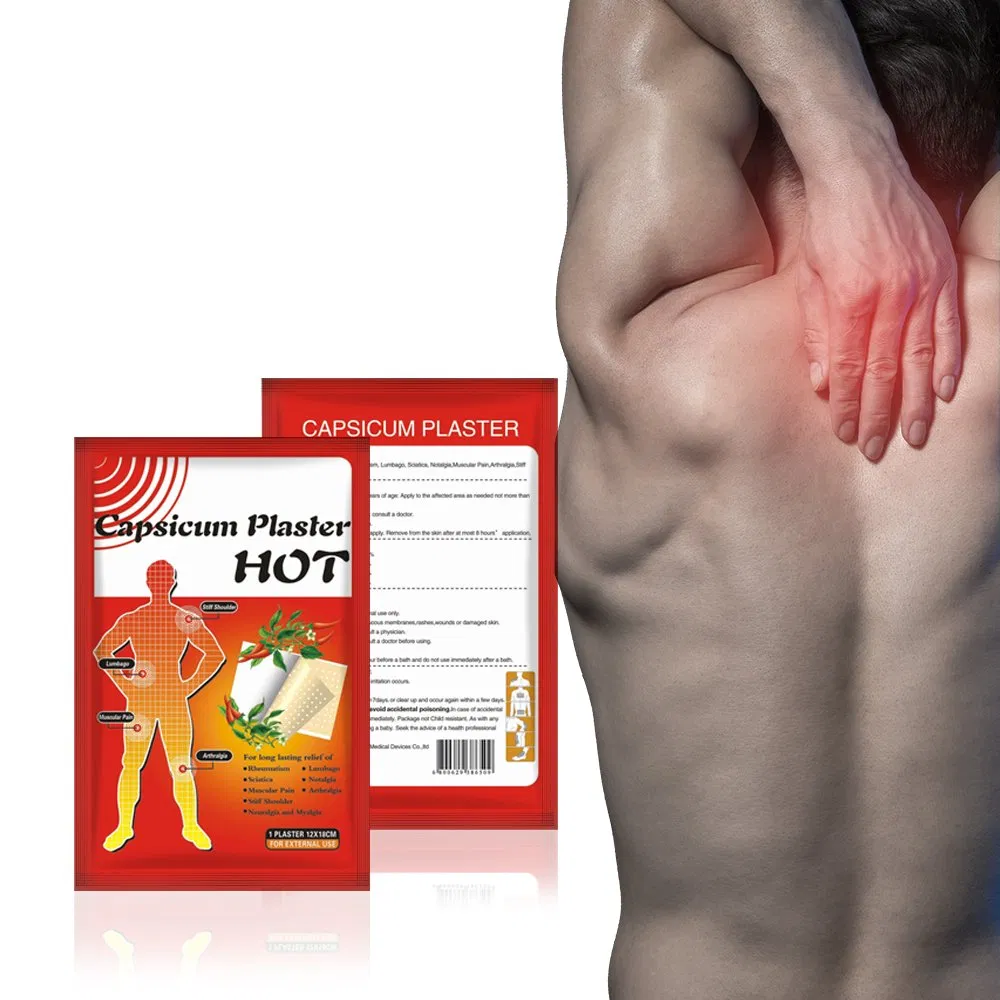 Deep Heating Back Pain Relief Patch 12X18 Capsicum Patch