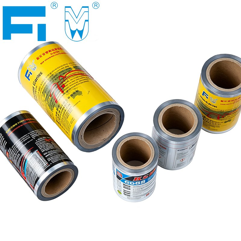 4 Layers Custom Printed Industry Grade Aluminum Foil Roll for Sealant and Adhesive Packaging