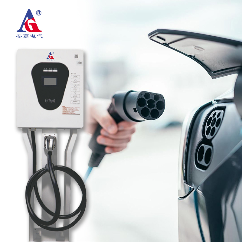 Estación de carga de corriente continua para vehículos eléctricos inteligente de exterior de 30 kw y una sola pistola de BYD