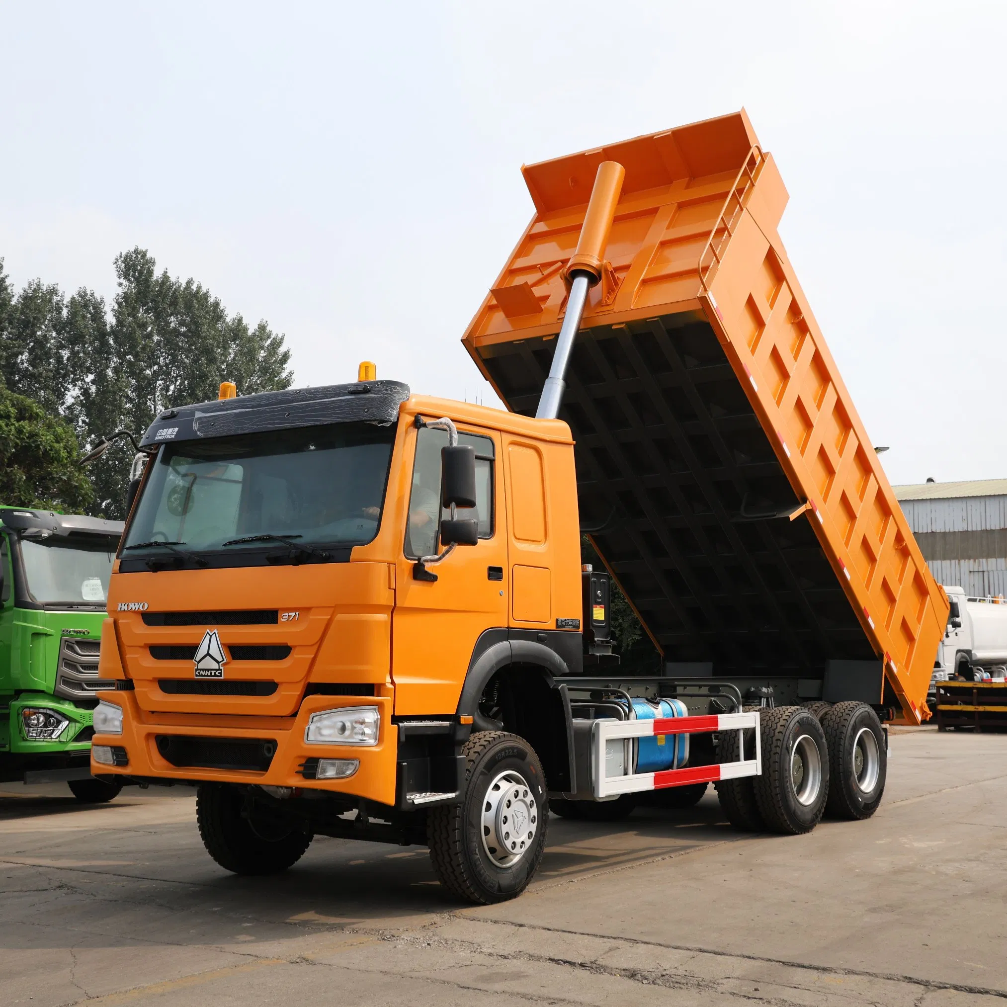 Sinotruck HOWO Heavy Duty Euro 3 Refurbished 10 Wheeler Dump Truck 371HP 6X4 Used Mining