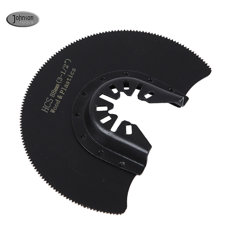 Fast Cut HCS Oscillating Multi Tool Semi Circular Blade for Wood Plastic Soft Metal Cutting